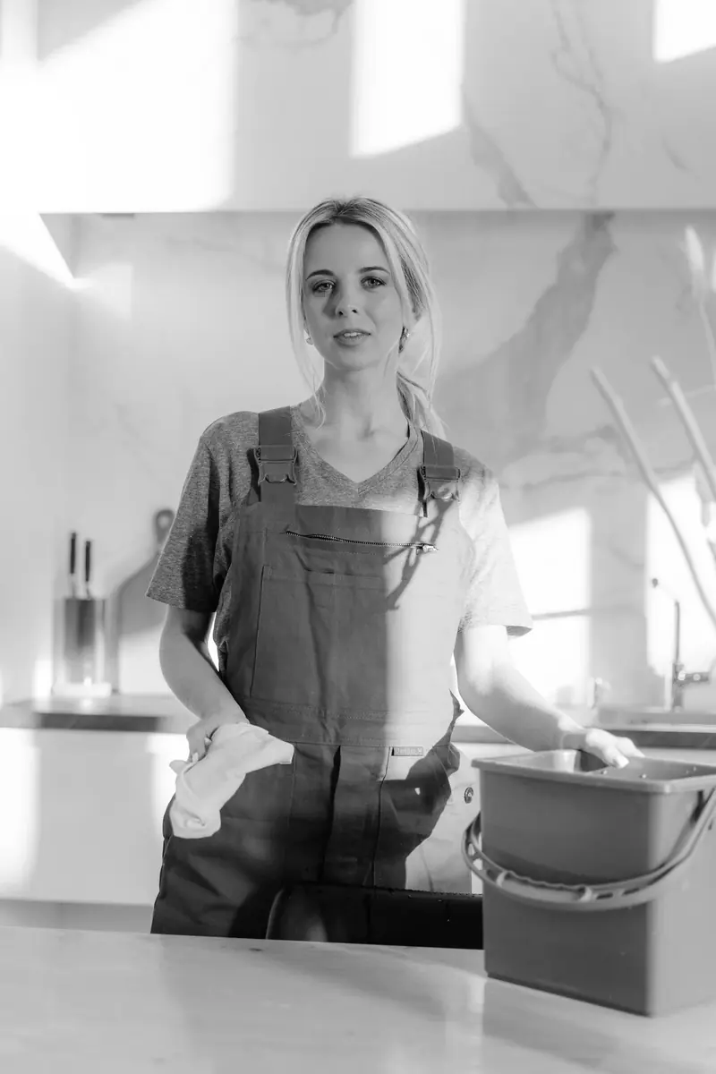 Professional house cleaner at work in Kiama
