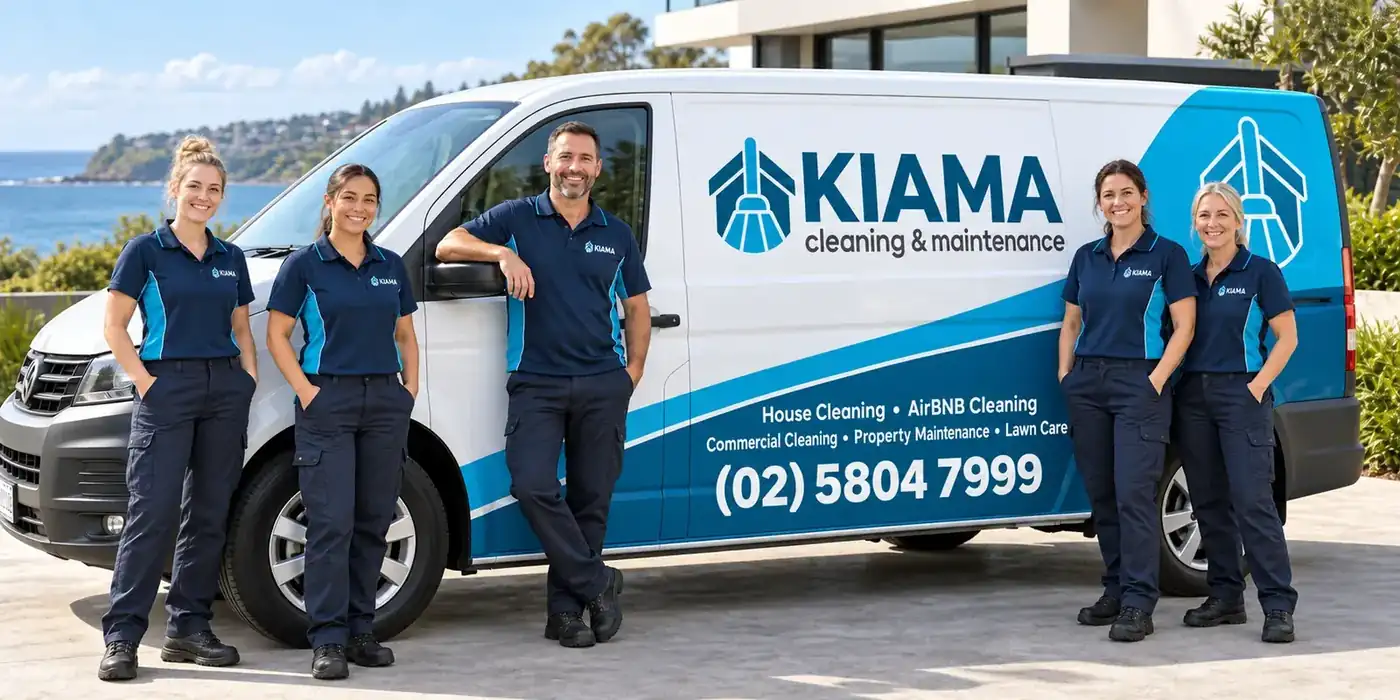Kiama Cleaning & Maintenance team van on a local job