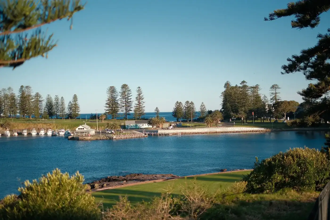 Kiama harbour and coastline